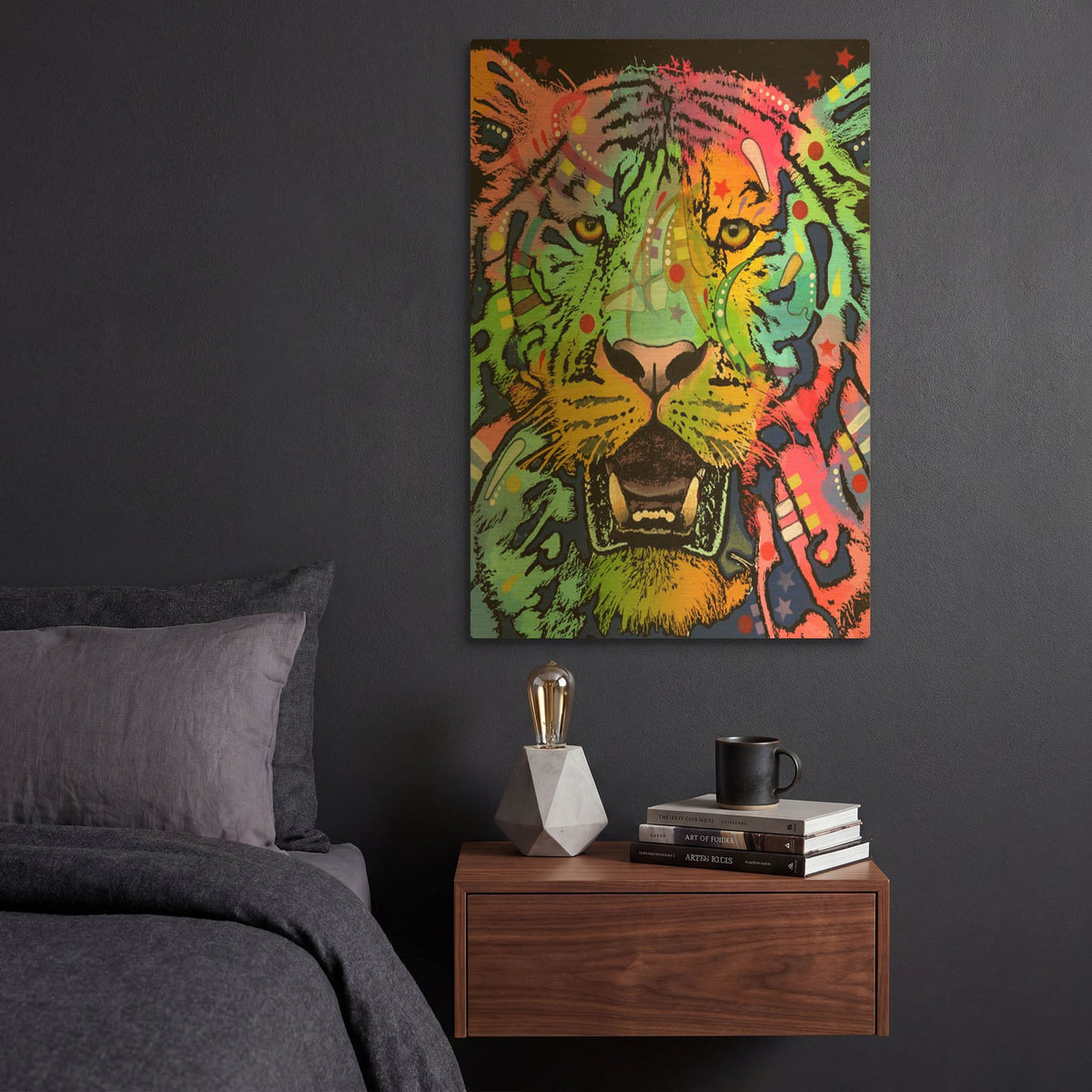 'Wild' By Dean Russo Gold Metal Wall Art