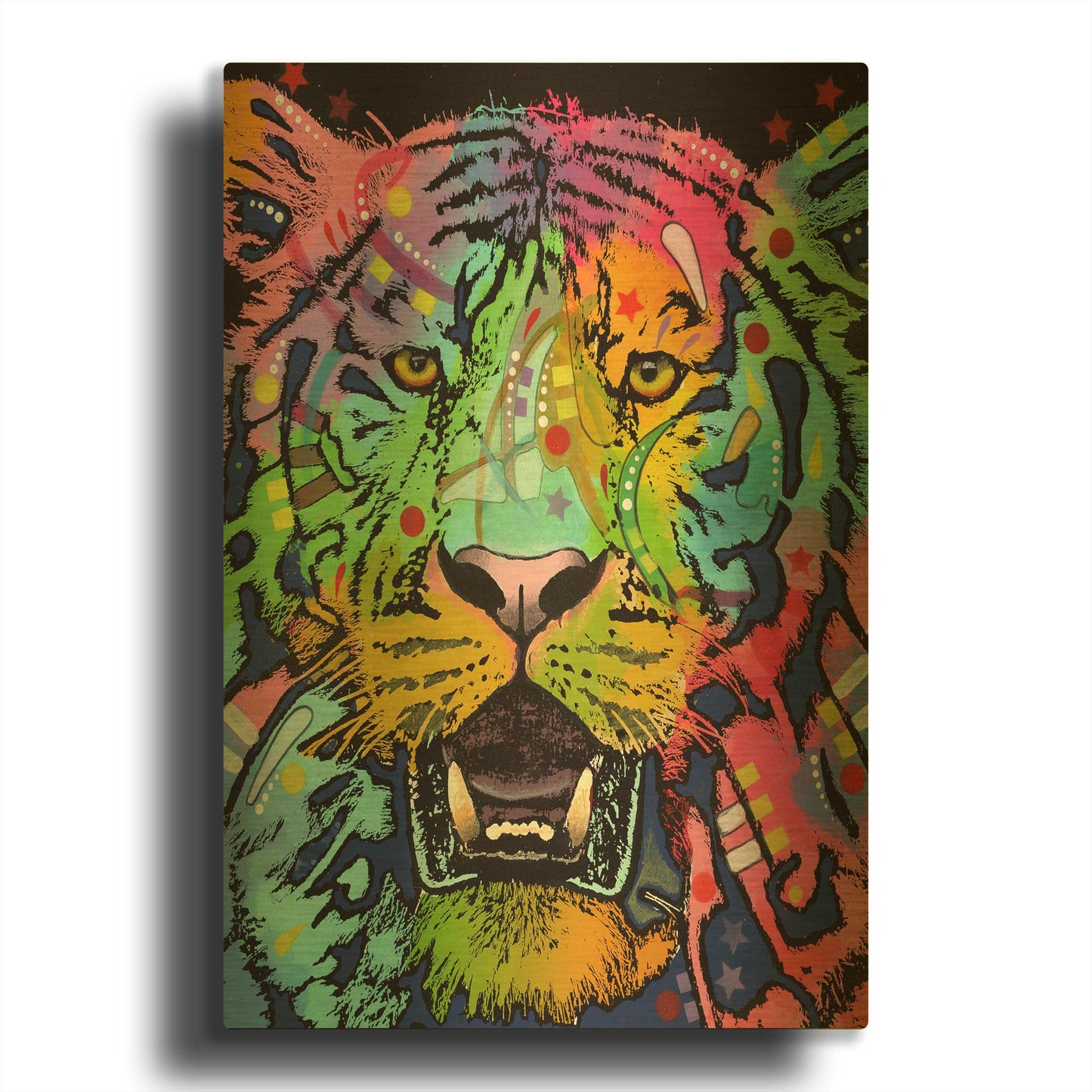 'Wild' By Dean Russo Gold Metal Wall Art
