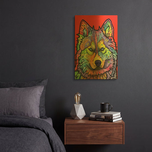 'Magua' By Dean Russo Gold Metal Wall Art