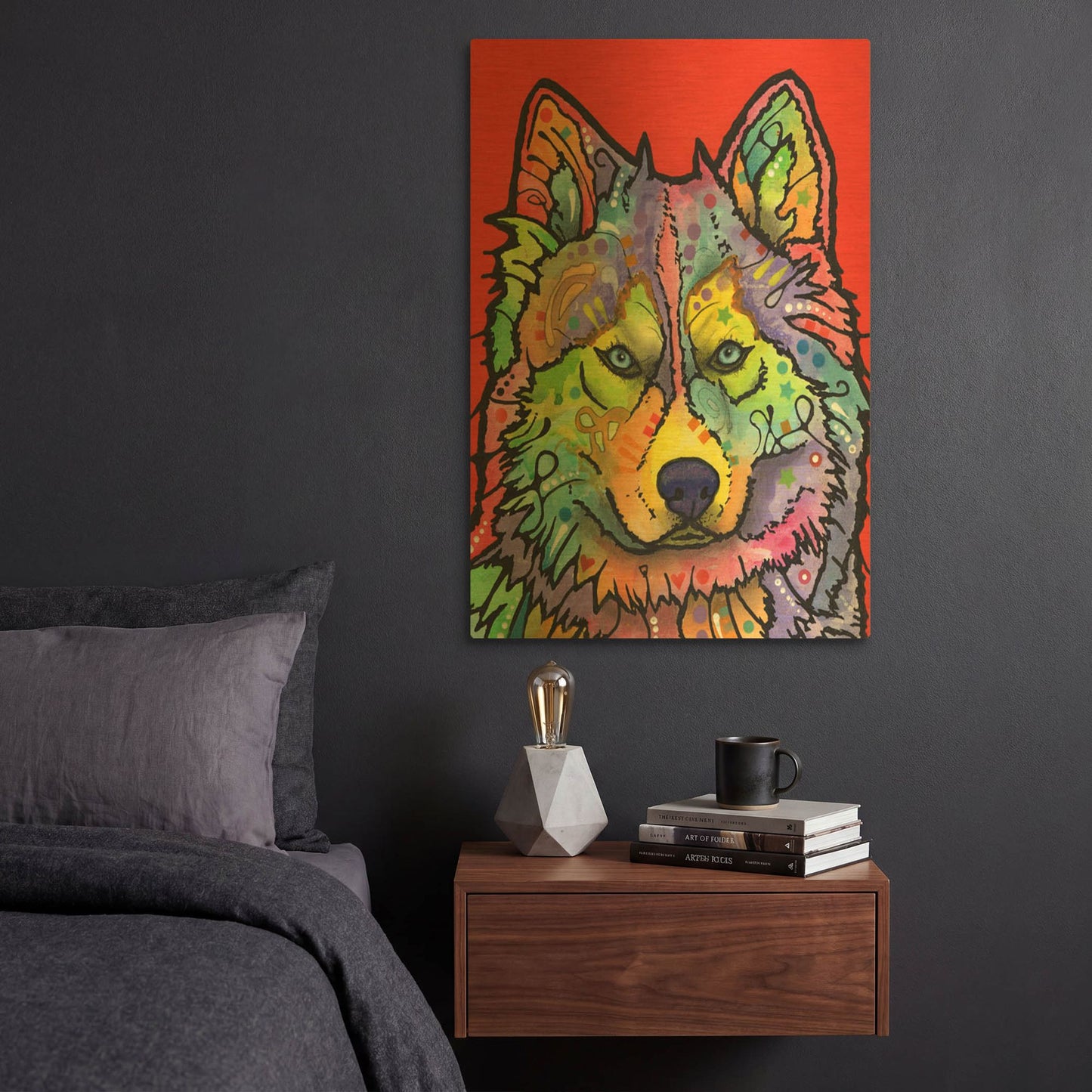 'Magua' By Dean Russo Gold Metal Wall Art