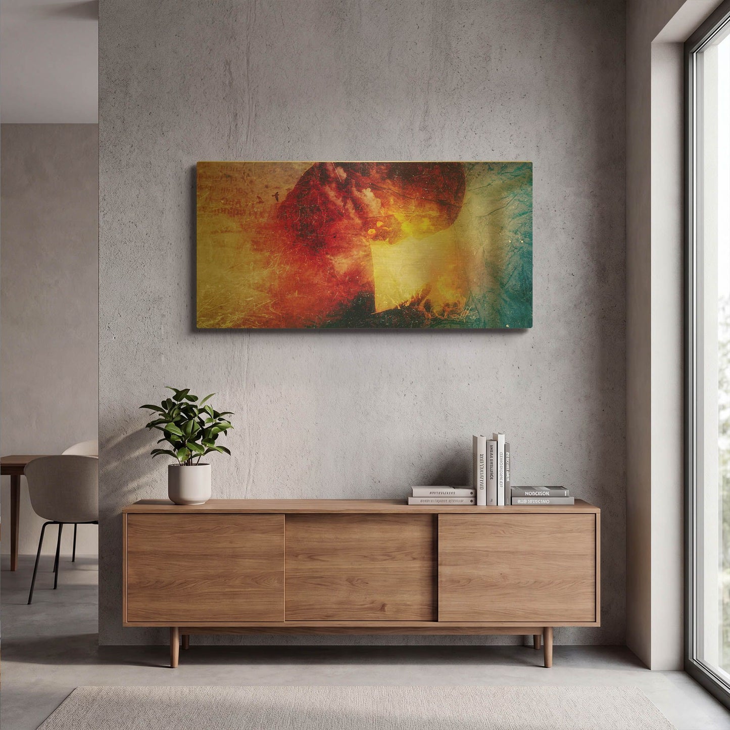 'The Earth Will Be Yours' By Mario Sanchez Nevado Gold Metal Wall Art