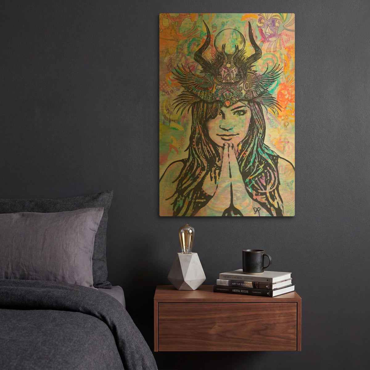'Dissident' By Dean Russo Gold Metal Wall Art