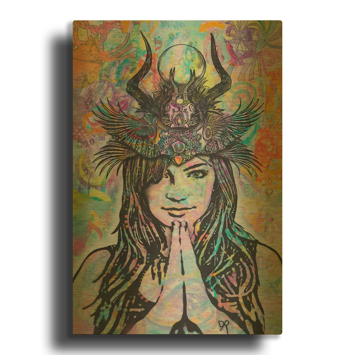 'Dissident' By Dean Russo Gold Metal Wall Art