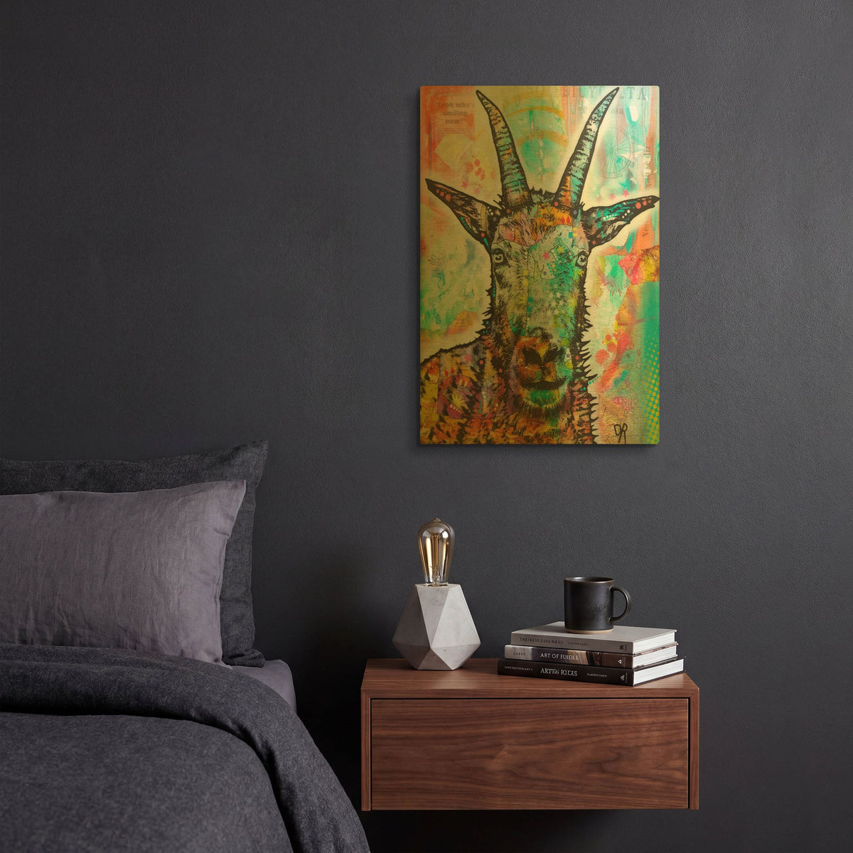 'Look Who Smiling Now' By Dean Russo Gold Metal Wall Art