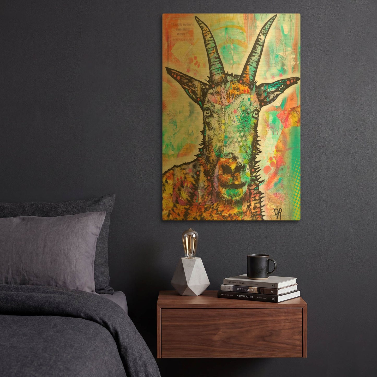 'Look Who Smiling Now' By Dean Russo Gold Metal Wall Art