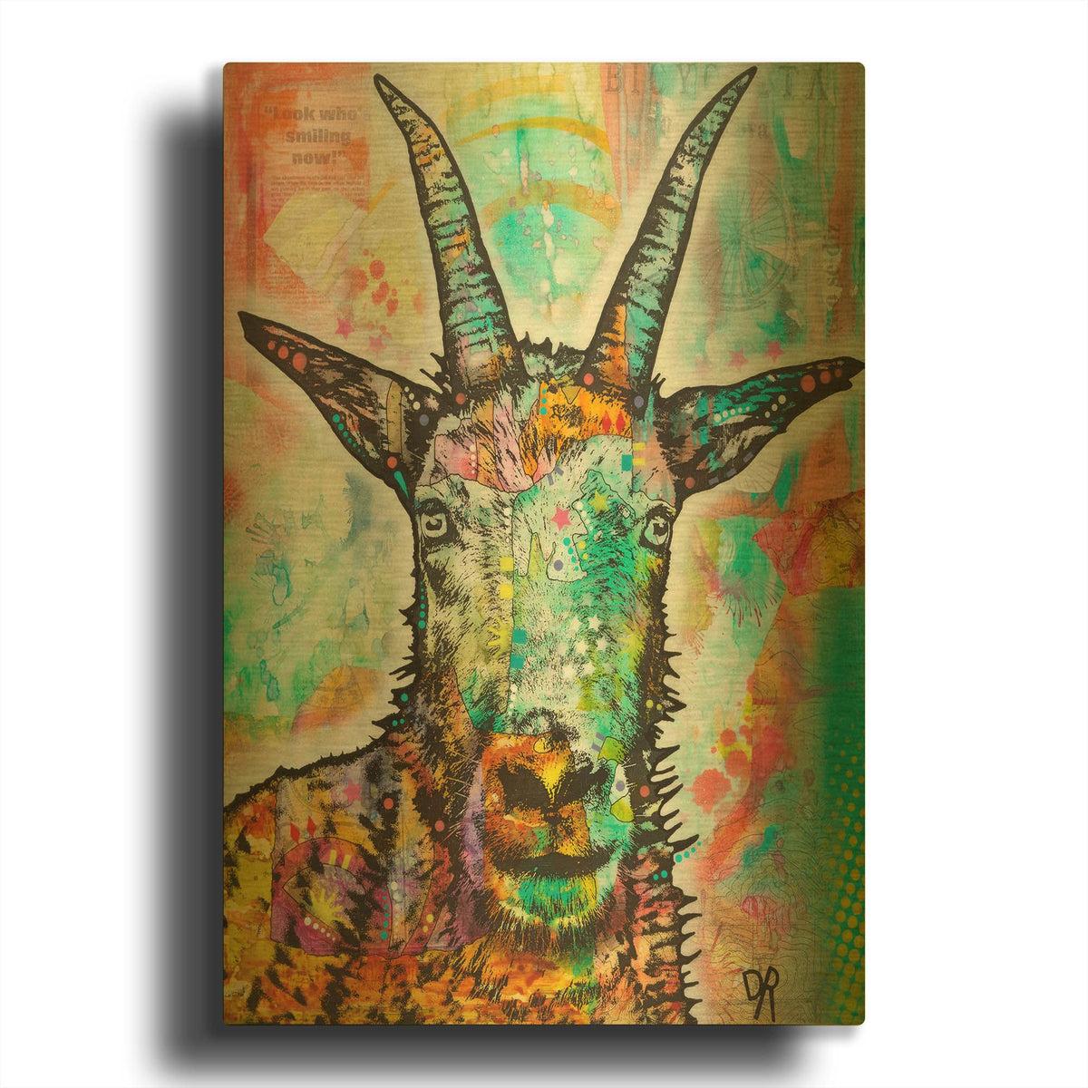 'Look Who Smiling Now' By Dean Russo Gold Metal Wall Art