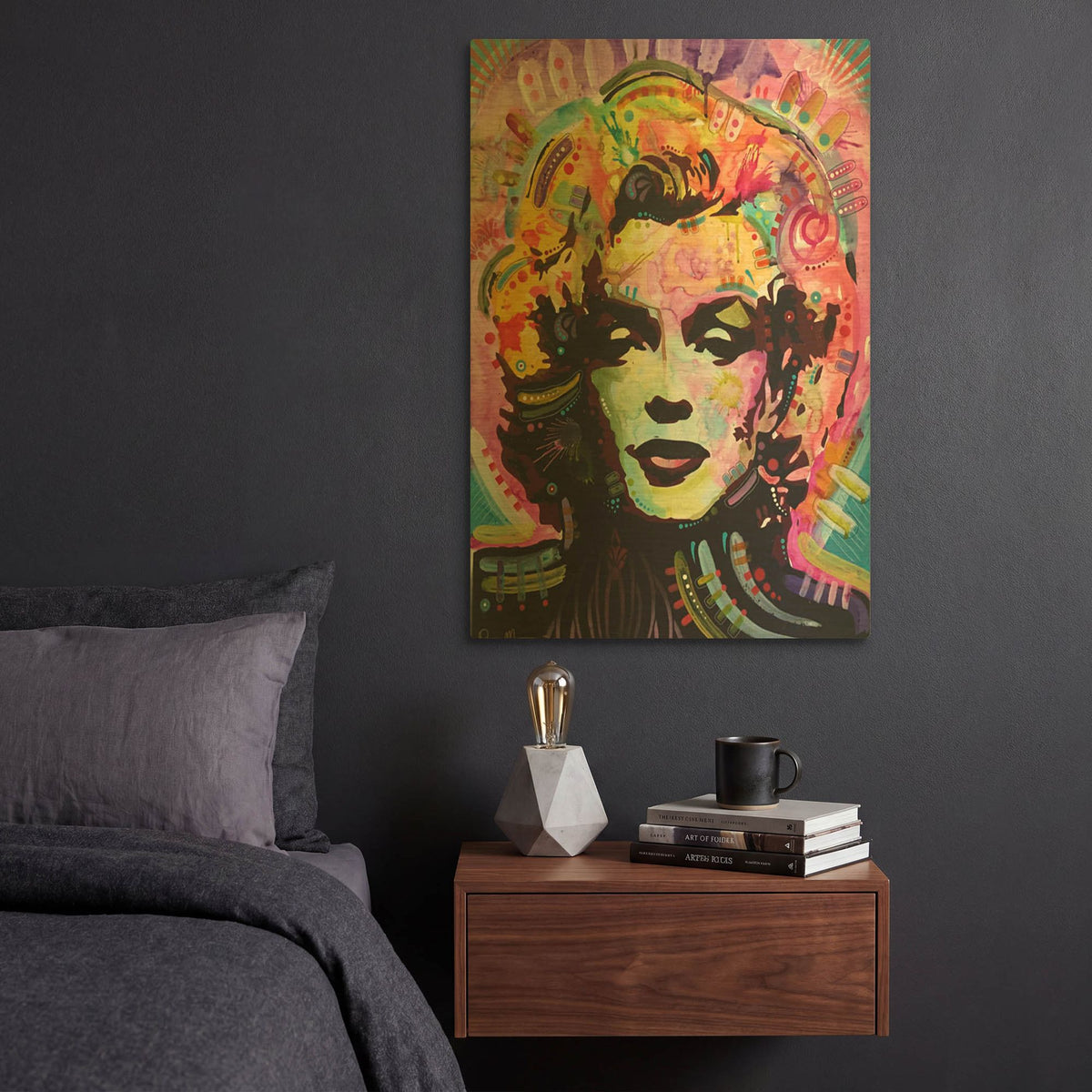 'Marilyn 1' By Dean Russo Gold Metal Wall Art