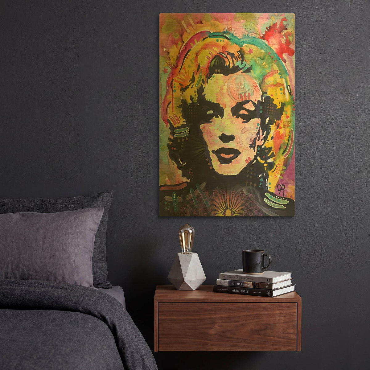'Marilyn 2' By Dean Russo Gold Metal Wall Art