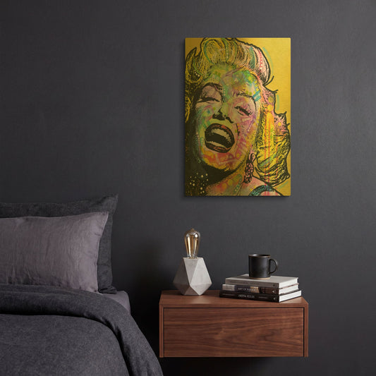 'Golden Marilyn' By Dean Russo Gold Metal Wall Art