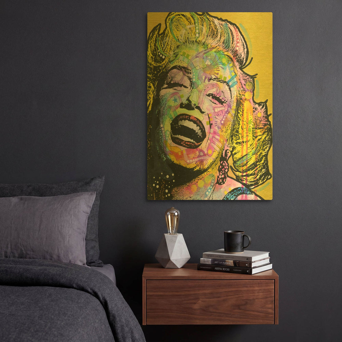 'Golden Marilyn' By Dean Russo Gold Metal Wall Art