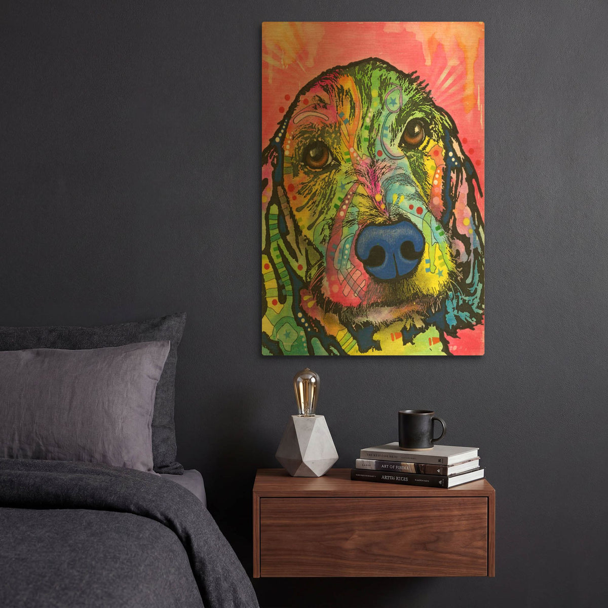 'Take Me Home Please' By Dean Russo Gold Metal Wall Art