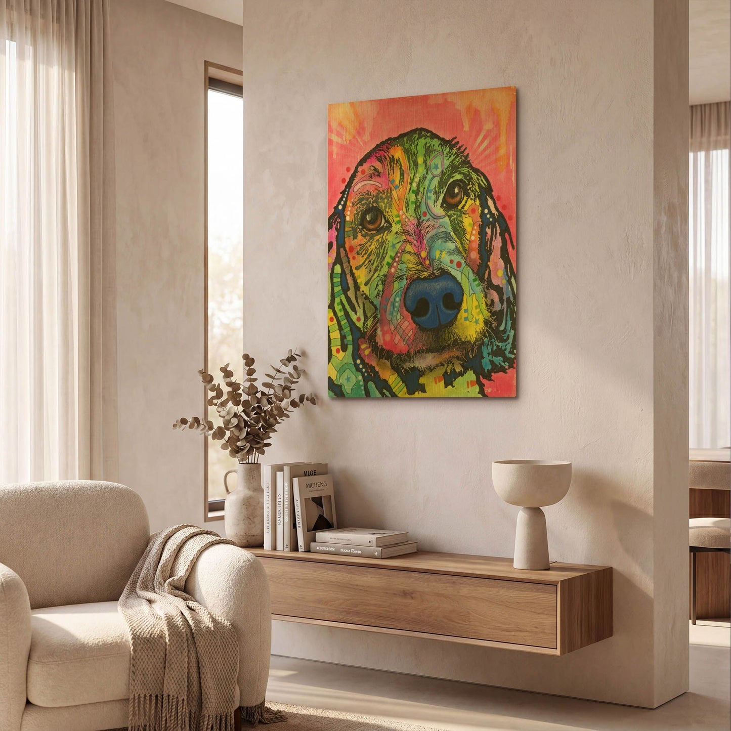 'Take Me Home Please' By Dean Russo Gold Metal Wall Art