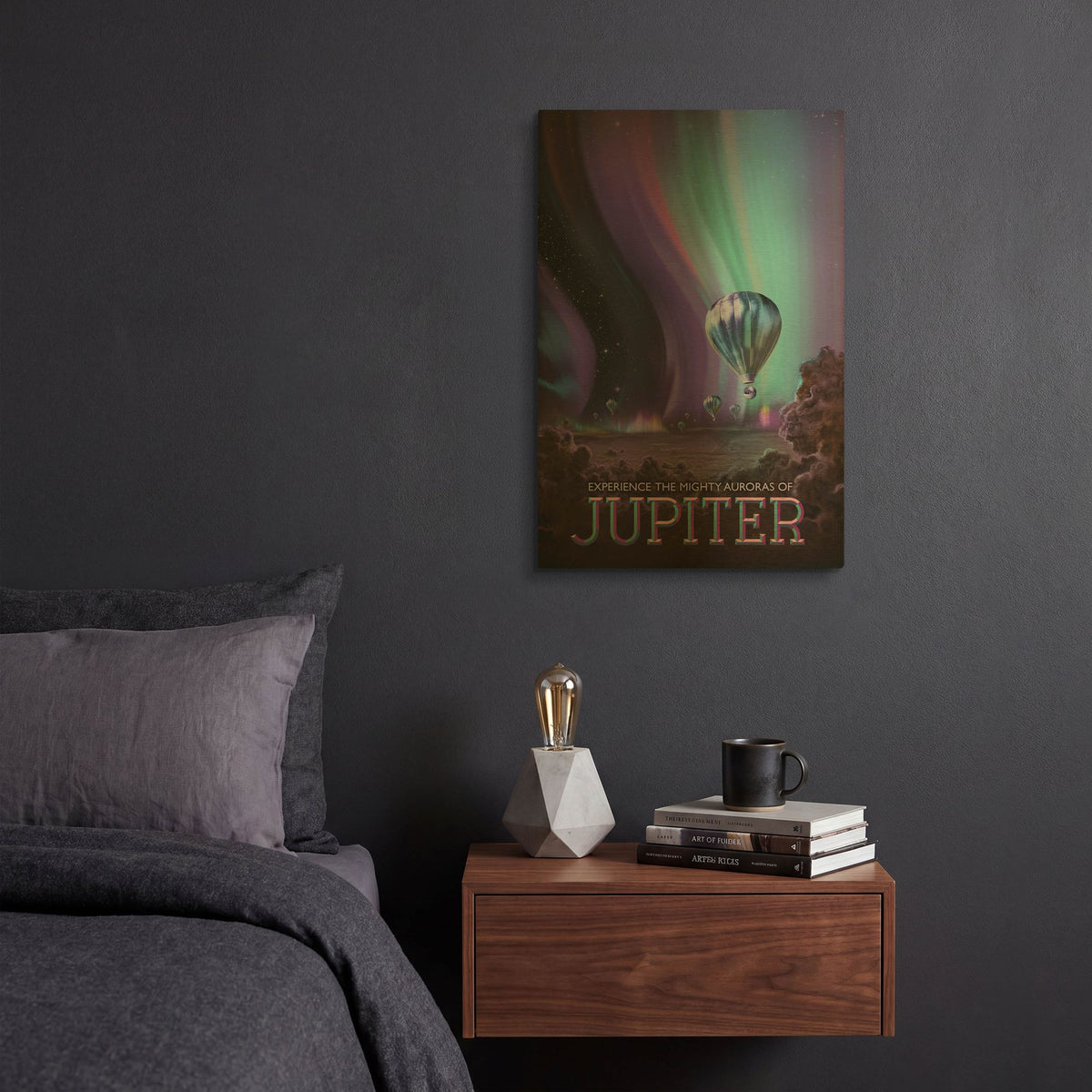 'Jupiter' By NASA Posters Gold Metal Wall Art