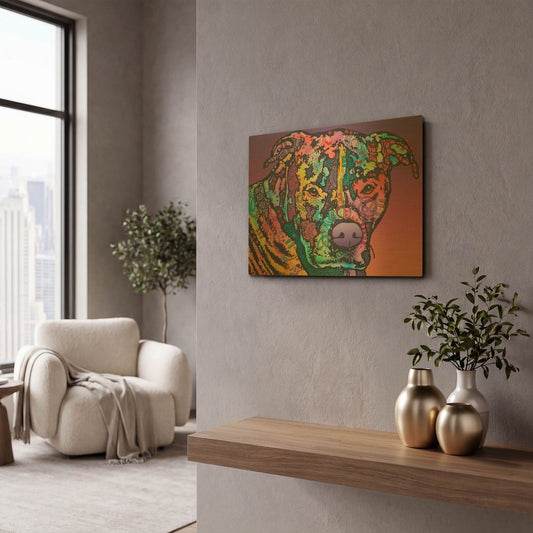 'Jethro' By Dean Russo Gold Metal Wall Art