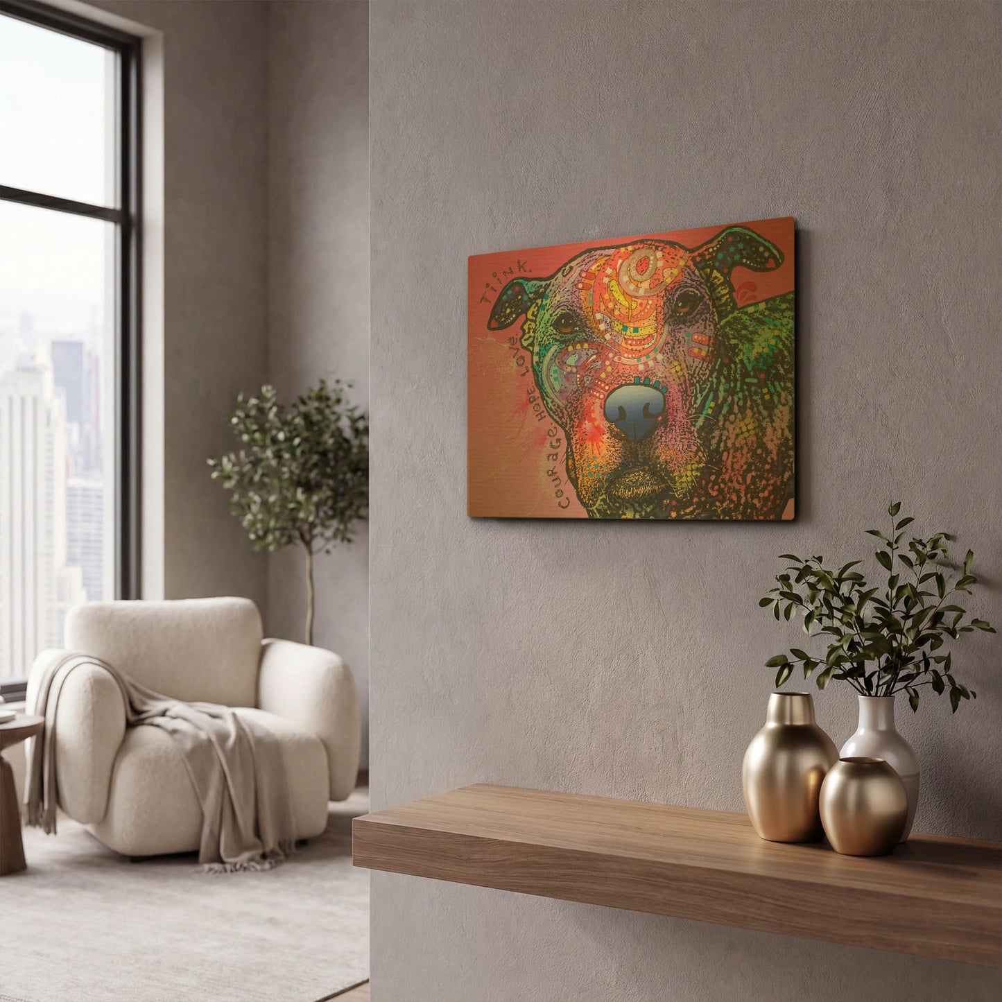 'Tinkerbell' By Dean Russo Gold Metal Wall Art