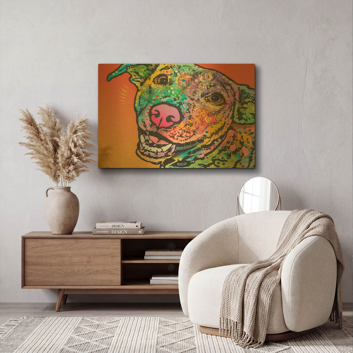 'Wyatt' By Dean Russo Gold Metal Wall Art