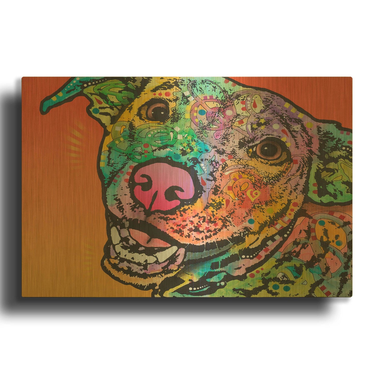 'Wyatt' By Dean Russo Gold Metal Wall Art