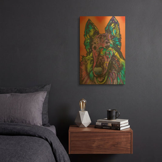 'Ava' By Dean Russo Gold Metal Wall Art