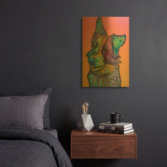 'Axel' By Dean Russo Gold Metal Wall Art