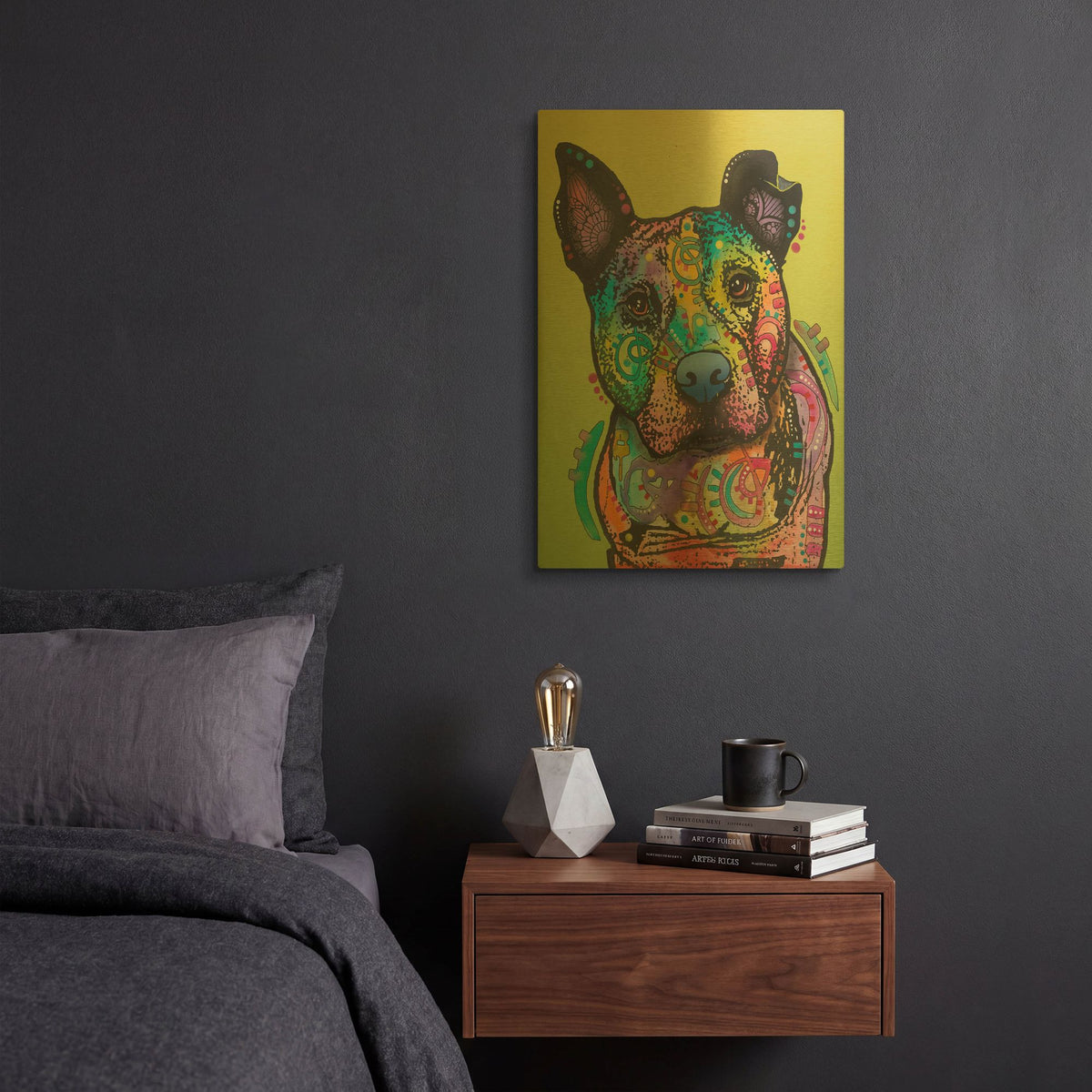 'Lucy' By Dean Russo Gold Metal Wall Art