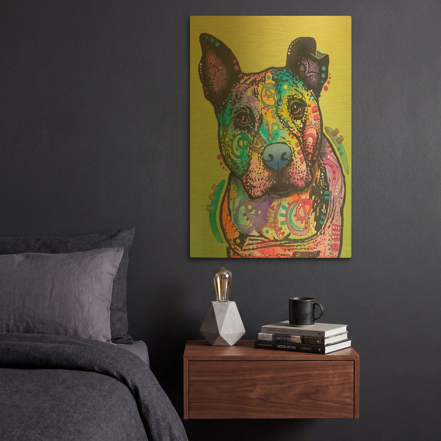 'Lucy' By Dean Russo Gold Metal Wall Art