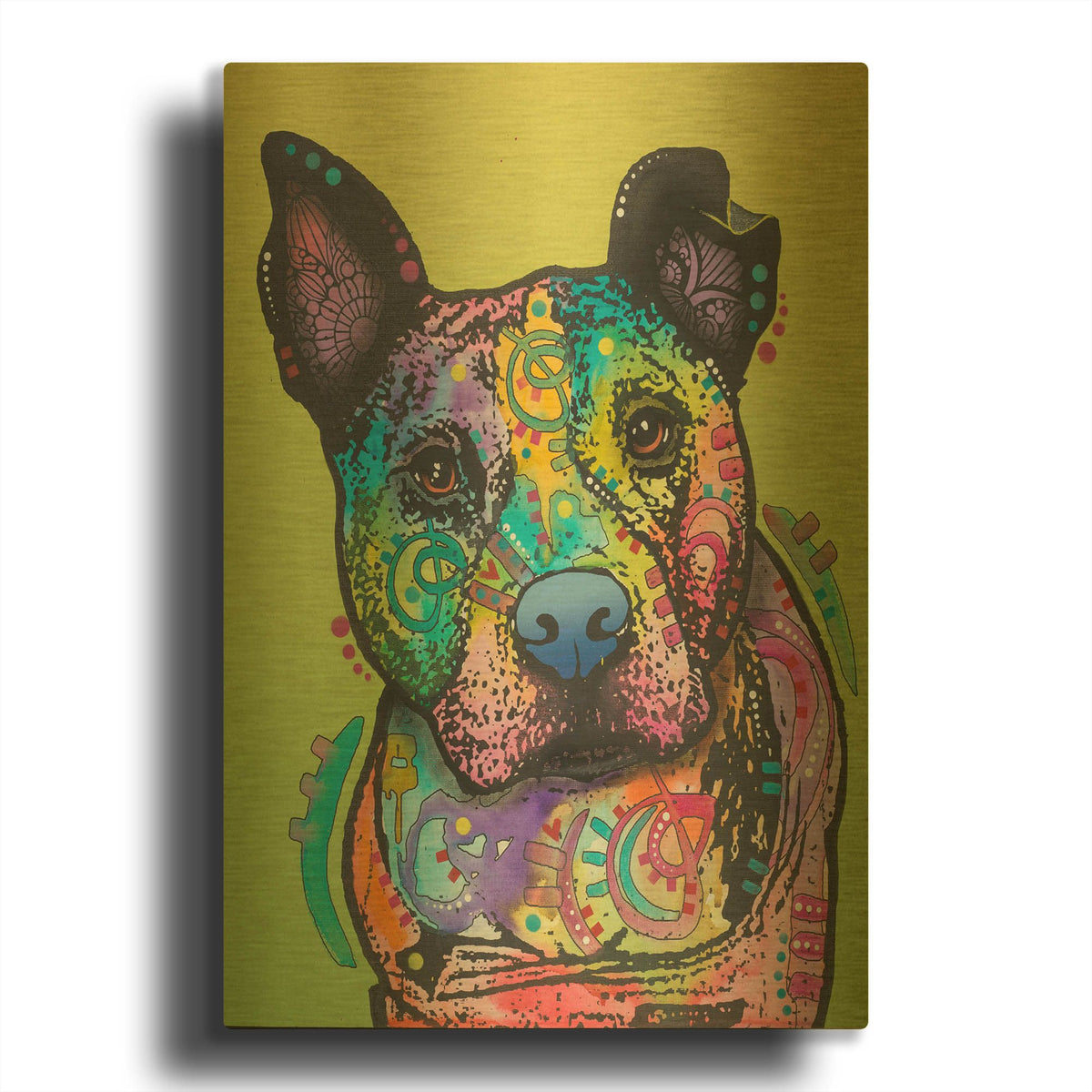 'Lucy' By Dean Russo Gold Metal Wall Art