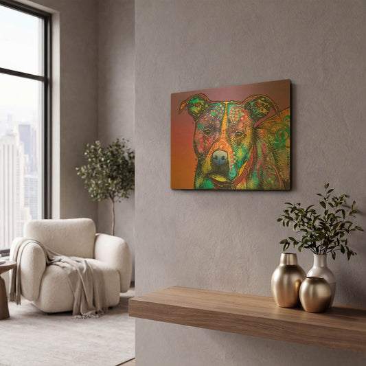 'Lulu' By Dean Russo Gold Metal Wall Art