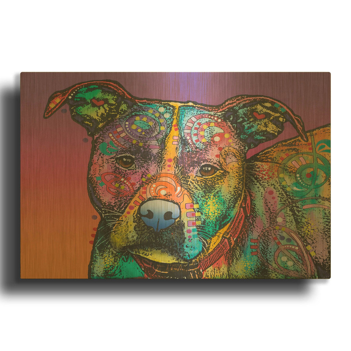 'Lulu' By Dean Russo Gold Metal Wall Art