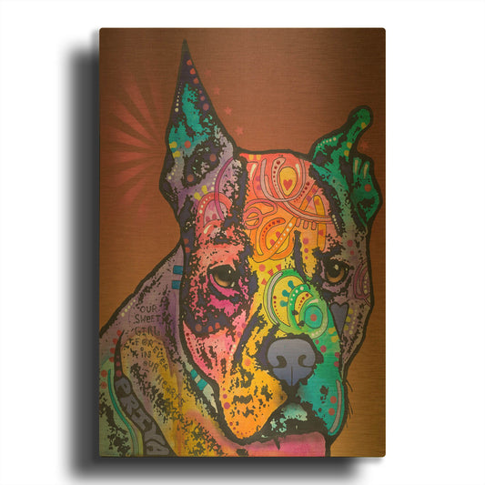 'Priya' By Dean Russo Gold Metal Wall Art
