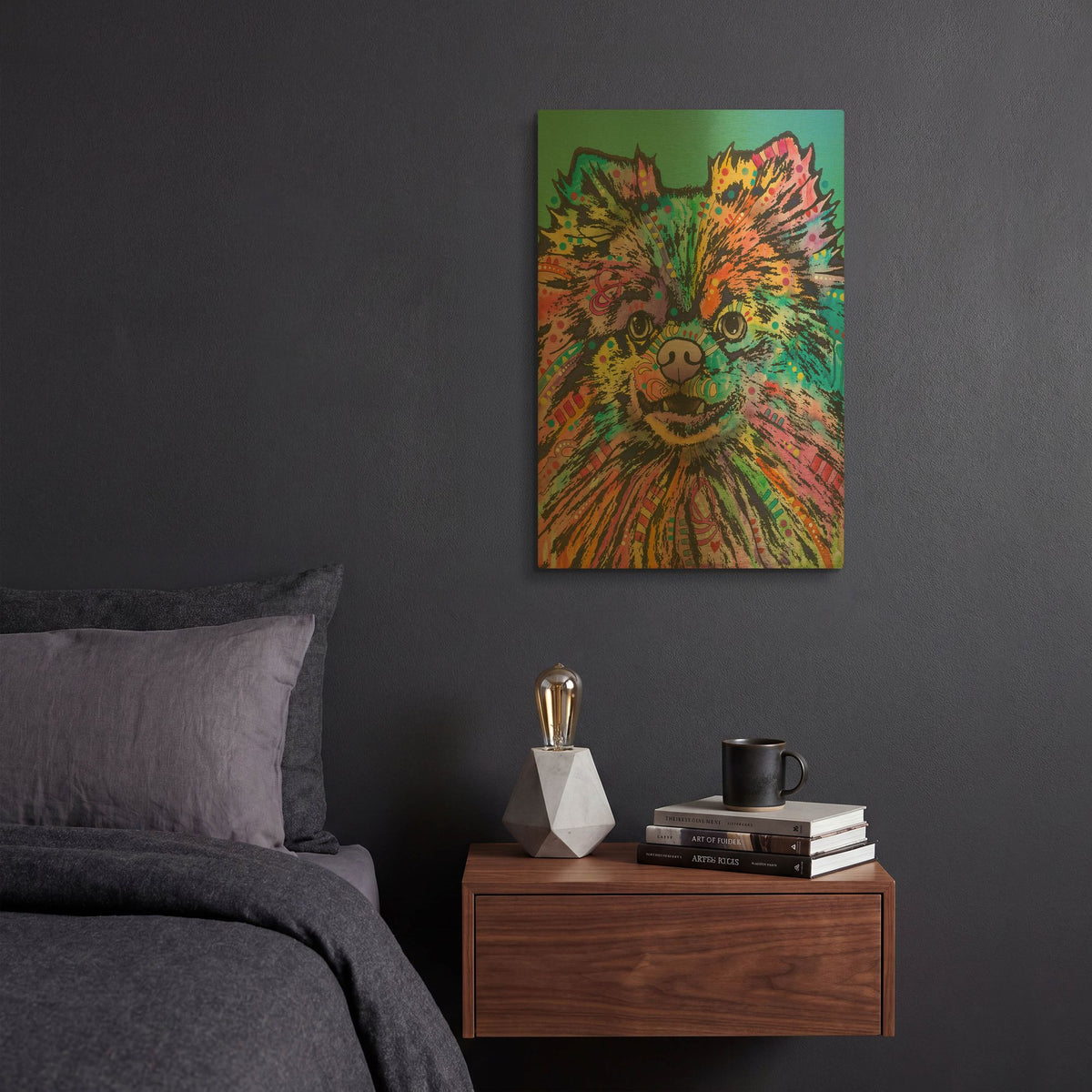 'Gus' By Dean Russo Gold Metal Wall Art