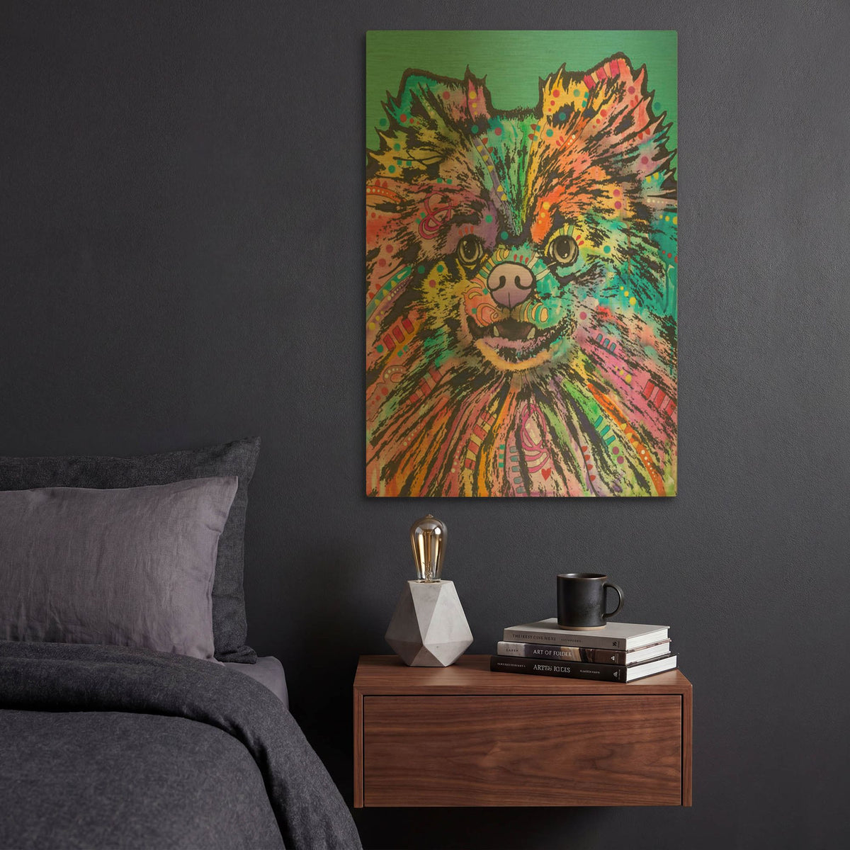 'Gus' By Dean Russo Gold Metal Wall Art