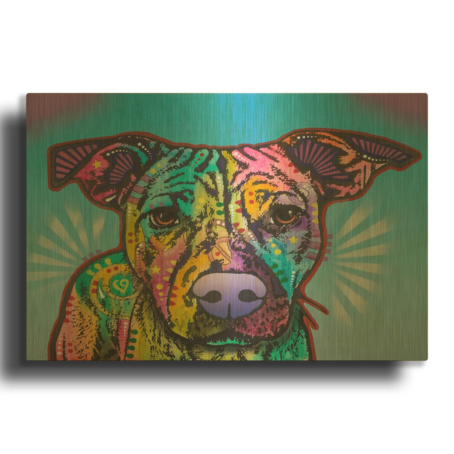 'Roo' By Dean Russo Gold Metal Wall Art
