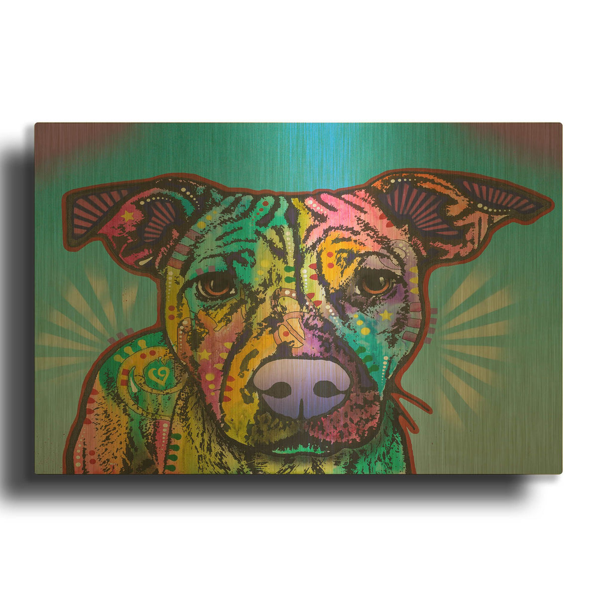 'Roo' By Dean Russo Gold Metal Wall Art
