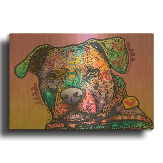 'Caera' By Dean Russo Gold Metal Wall Art
