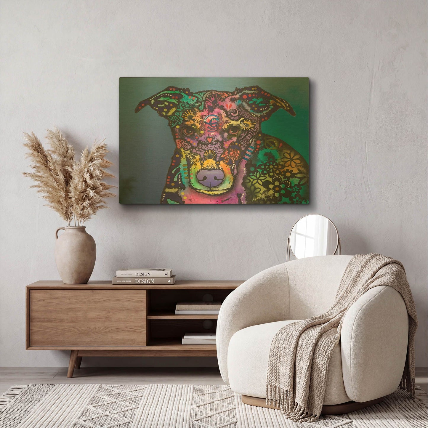 'Maggie' By Dean Russo Gold Metal Wall Art