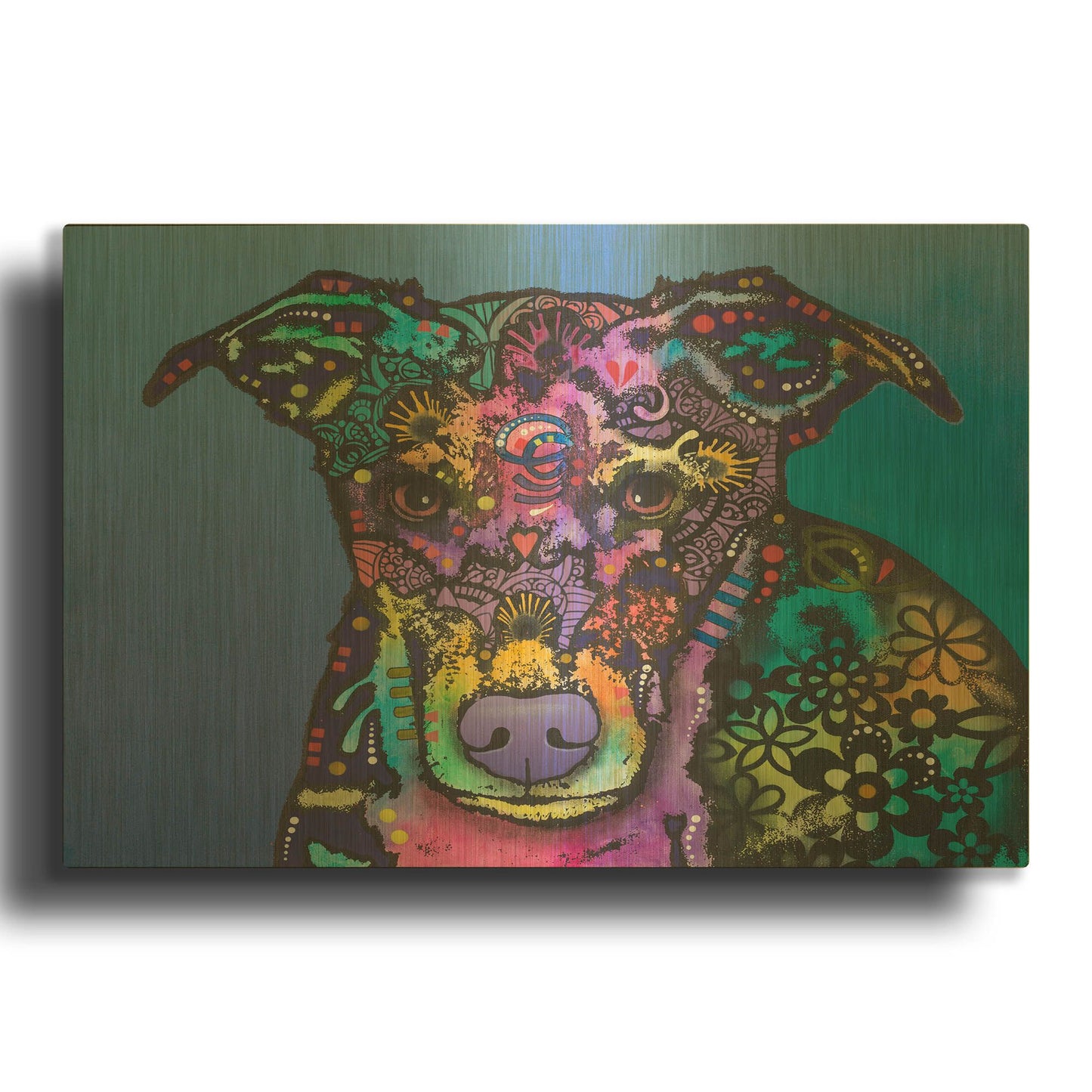 'Maggie' By Dean Russo Gold Metal Wall Art