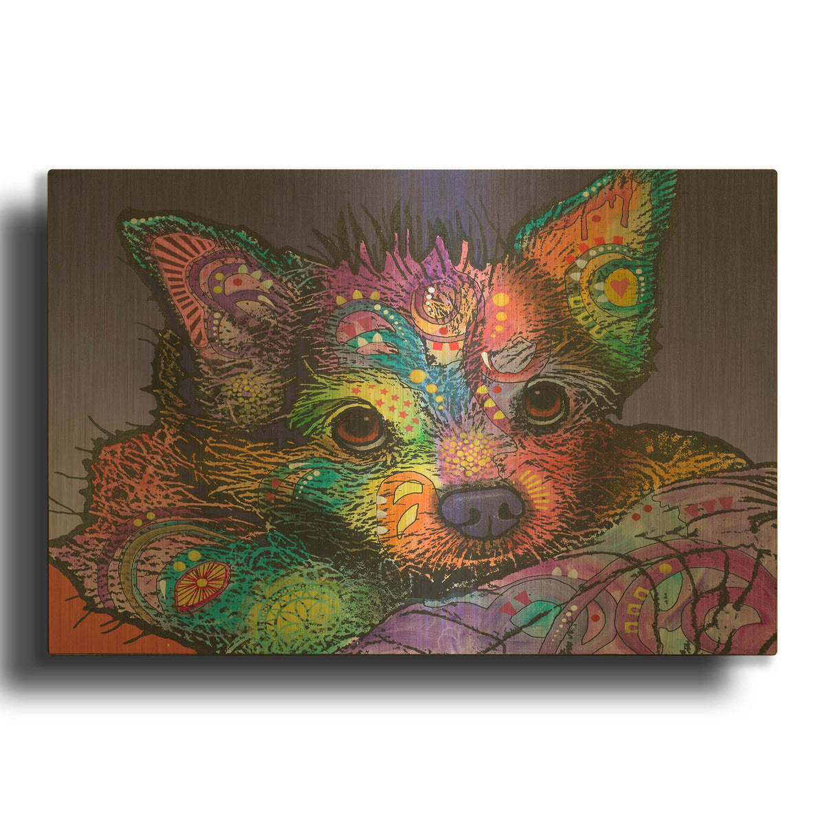 'Romeo' By Dean Russo Gold Metal Wall Art