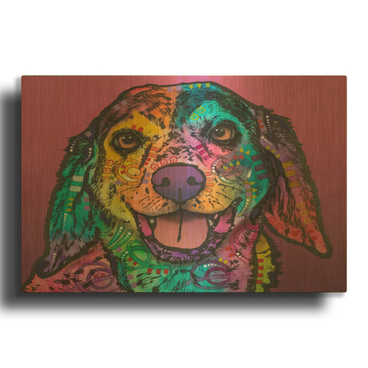 'Jasper' By Dean Russo Gold Metal Wall Art