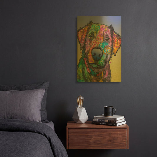 'Pullo' By Dean Russo Gold Metal Wall Art
