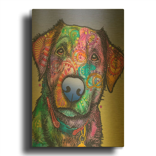 'Pullo' By Dean Russo Gold Metal Wall Art