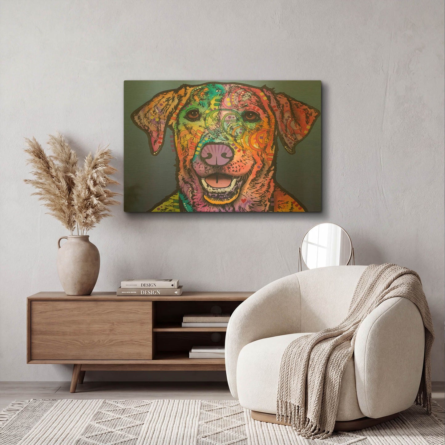 'Rocco' By Dean Russo Gold Metal Wall Art