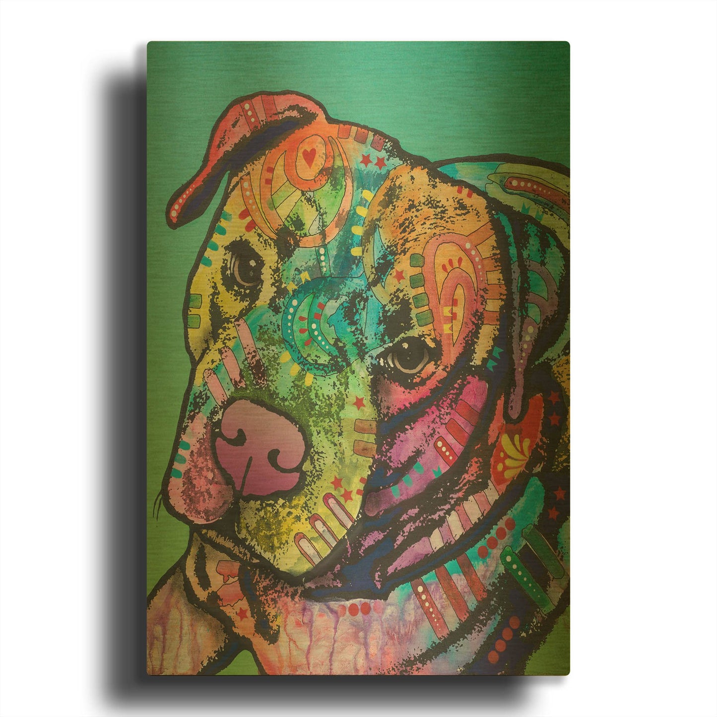 'Mr. Brownie' By Dean Russo Gold Metal Wall Art