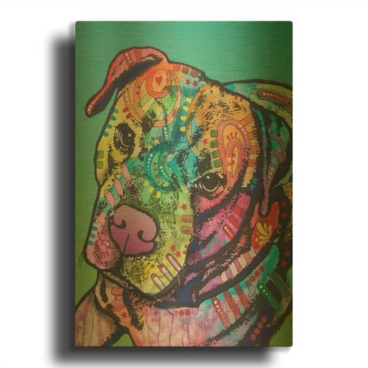 'Mr. Brownie' By Dean Russo Gold Metal Wall Art
