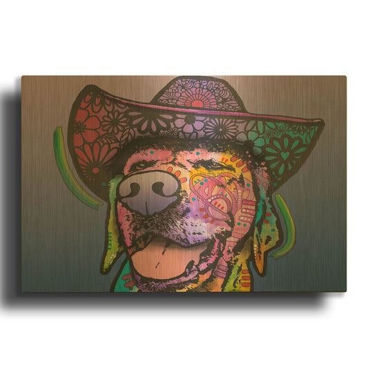 'Penelope' By Dean Russo Gold Metal Wall Art