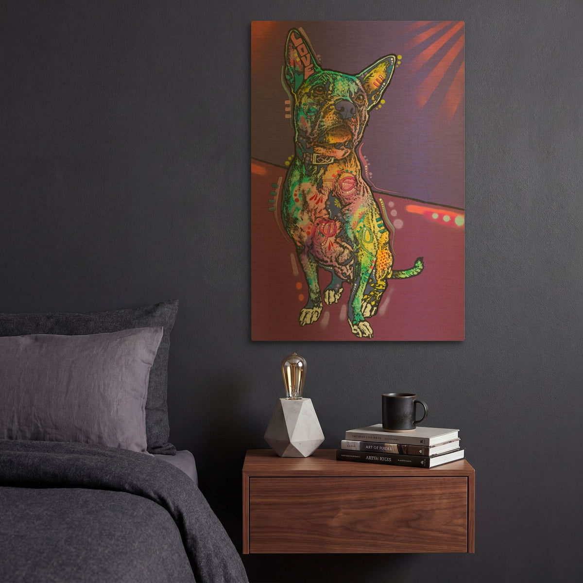 'Drummer' By Dean Russo Gold Metal Wall Art
