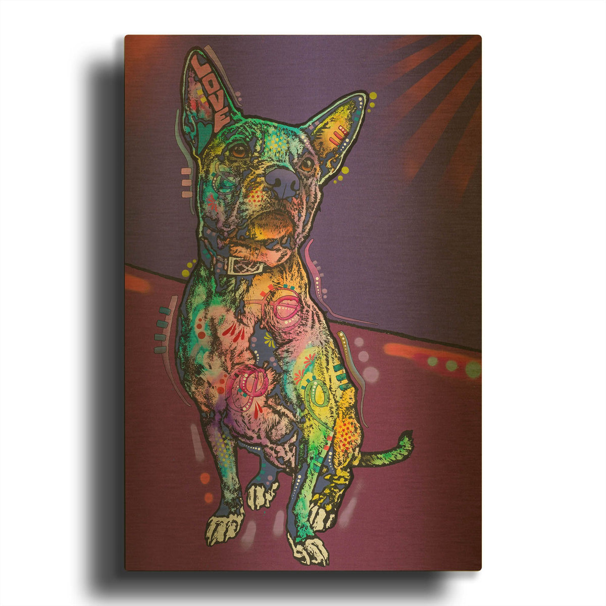 'Drummer' By Dean Russo Gold Metal Wall Art