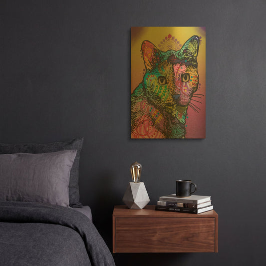 'Sadie Custom 5' By Dean Russo Gold Metal Wall Art