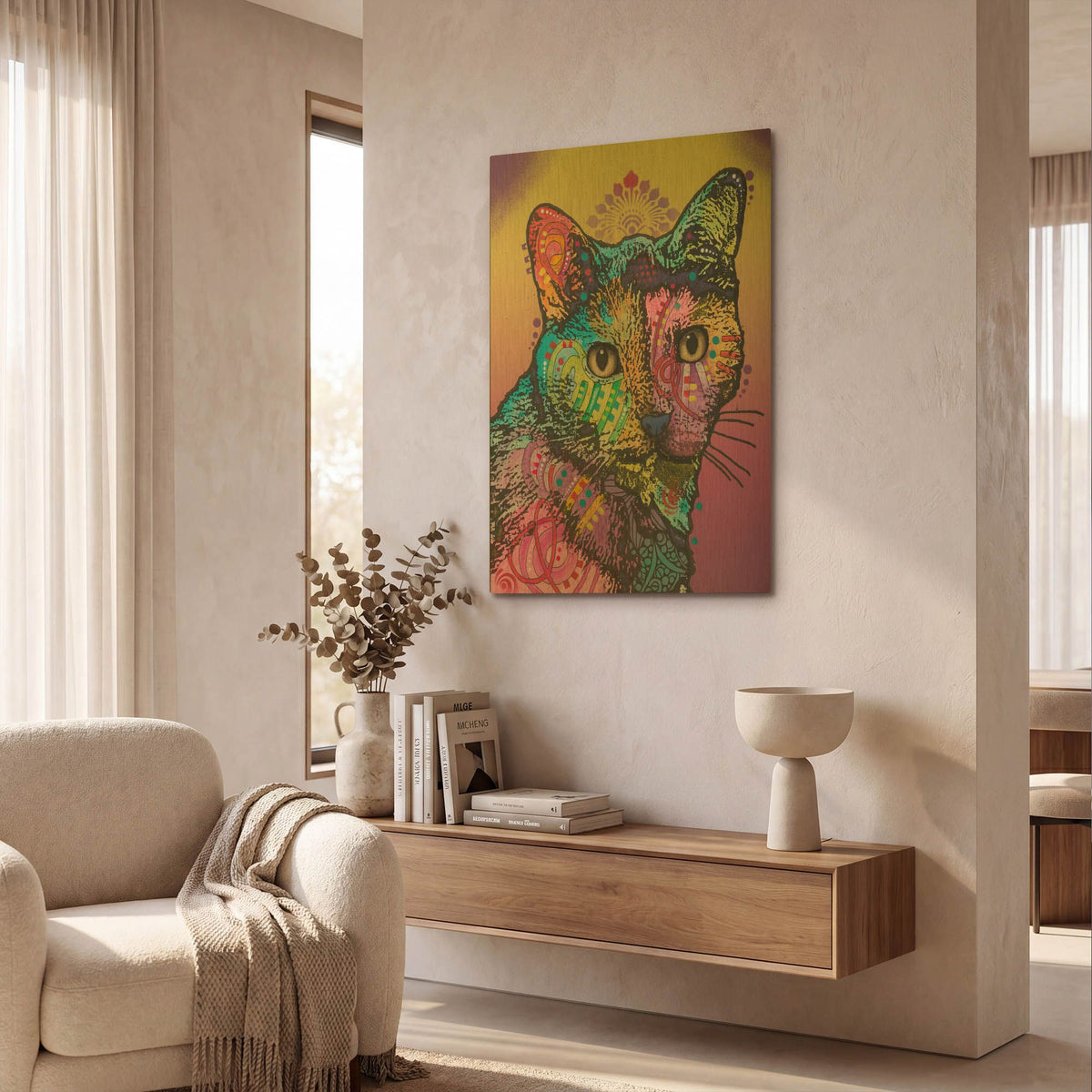'Sadie Custom 5' By Dean Russo Gold Metal Wall Art