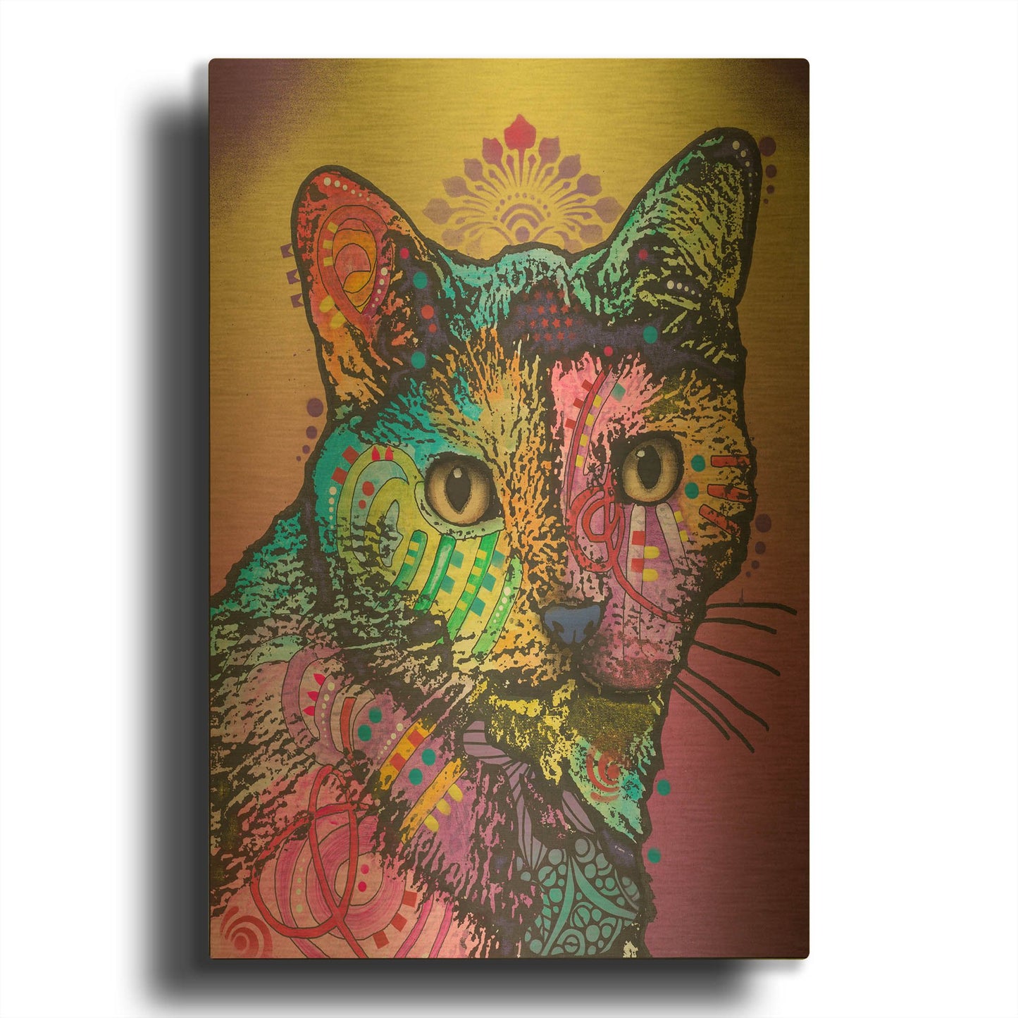 'Sadie Custom 5' By Dean Russo Gold Metal Wall Art