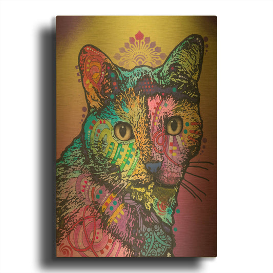 'Sadie Custom 5' By Dean Russo Gold Metal Wall Art